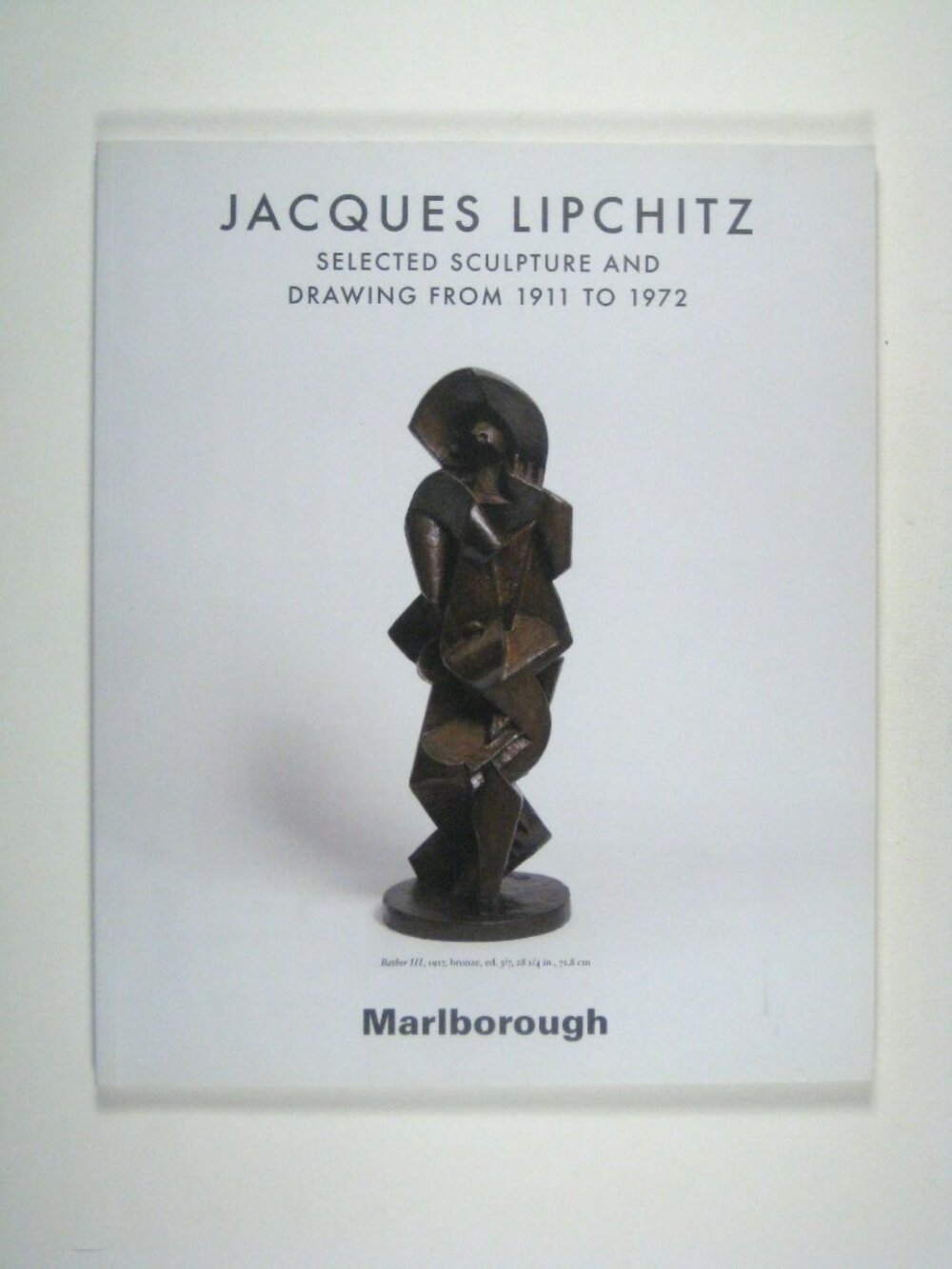 Jacques Lipchitz Sculpture Drawing Catalog Book 1911 to 1972 Marlborough Art